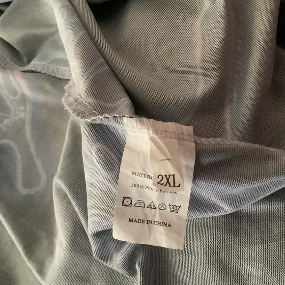 Vintage Butterfly Maxi Dress Cover Up 2x - Picture 3 of 9